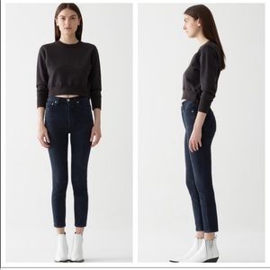 Agolde Nico high rise skinny jeans in RELIC